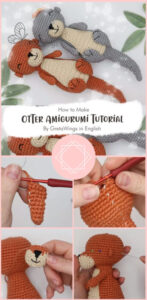 Amigurumi Otter Free Pattern Ideas Part Carolinamontoni