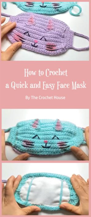 How to Crochet a Quick and Easy Face Mask By The Crochet House