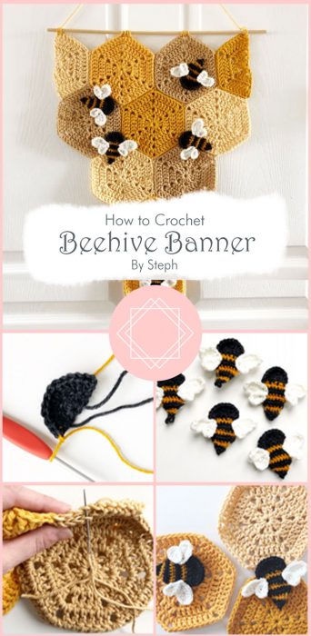 Beehive Banner Crochet By Steph
