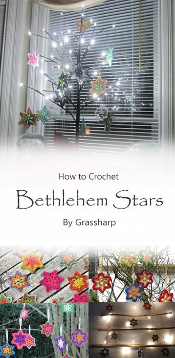 Bethlehem Stars Crochet By Grassharp