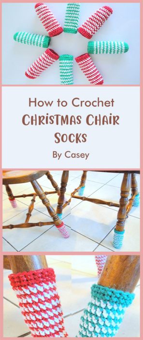 Christmas Chair Socks By Casey