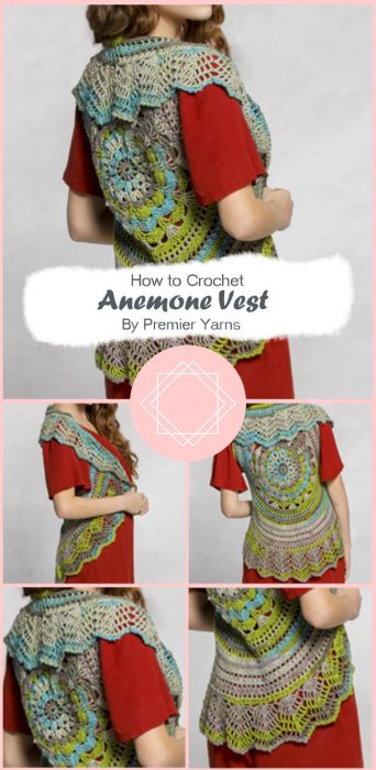 Anemone Vest Crochet By Premier Yarns