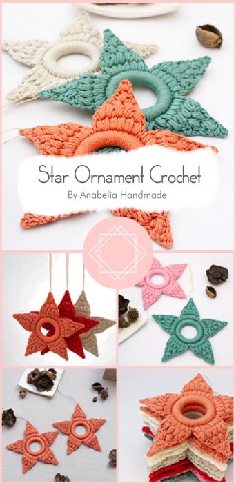 Star Ornament Crochet By Anabelia Handmade