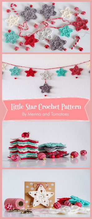 Little Star Crochet Pattern By Merino and Tomatoes