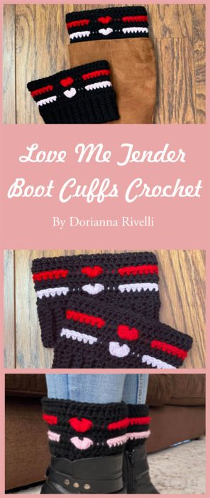Love Me Tender Boot Cuffs Crochet By Dorianna Rivelli