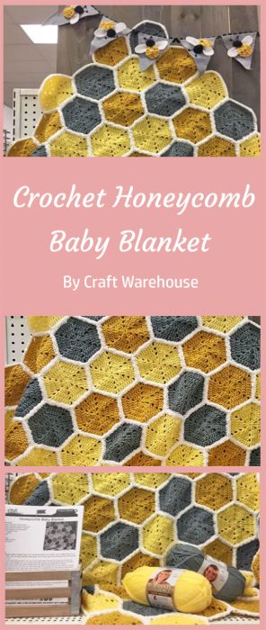Crochet Honeycomb Baby Blanket By Craft Warehouse