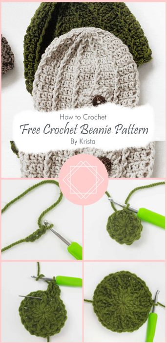 Free Crochet Beanie Pattern By Krista