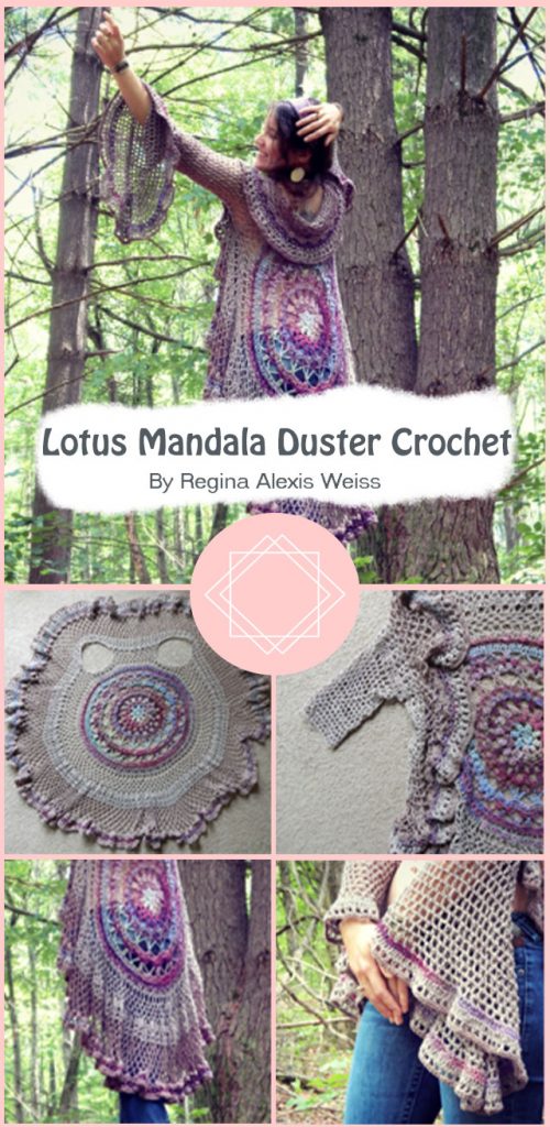 6 Free Fashionable Circle Mandala Vest Crochet Ideas - Carolinamontoni.com