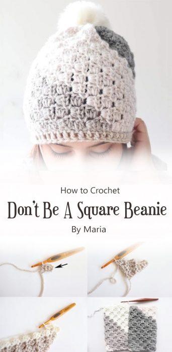 Don’t Be A Square Beanie By Maria