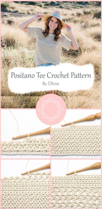 Positano Tee Crochet Pattern By Olivia