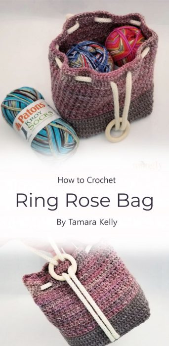 Ring Rose Bag Crochet By Tamara Kelly