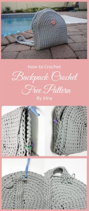 Backpack Crochet Free Pattern By Irina