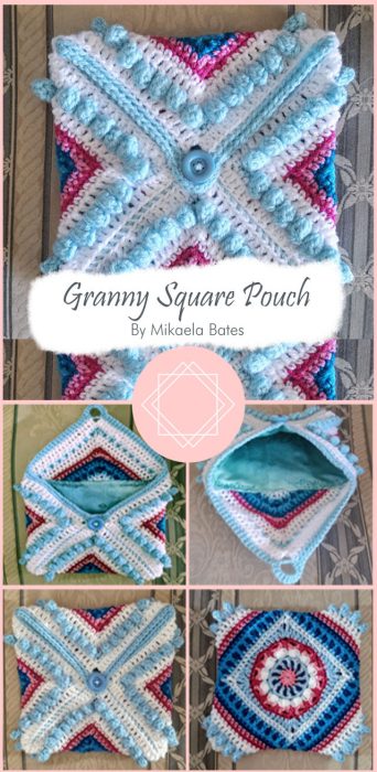 Granny Square Pouch By Mikaela Bates