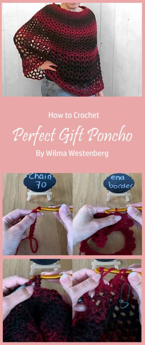 Perfect Gift Poncho By Wilma Westenberg