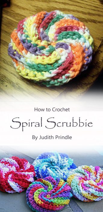 Spiral Scrubbie By Judith Prindle