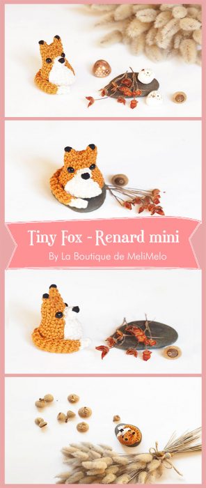 Tiny Fox - Renard mini By La Boutique de MeliMelo