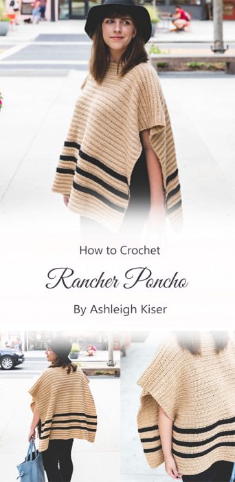 Crochet Rancher Poncho By Ashleigh Kiser