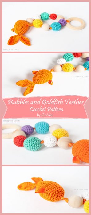 Bubbles and Goldfish Teether Crochet Pattern By ChiWei