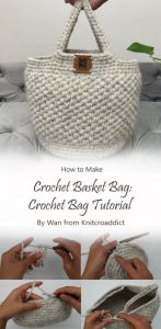 Beautiful Basket Bag Free Crochet Ideas - Carolinamontoni.com