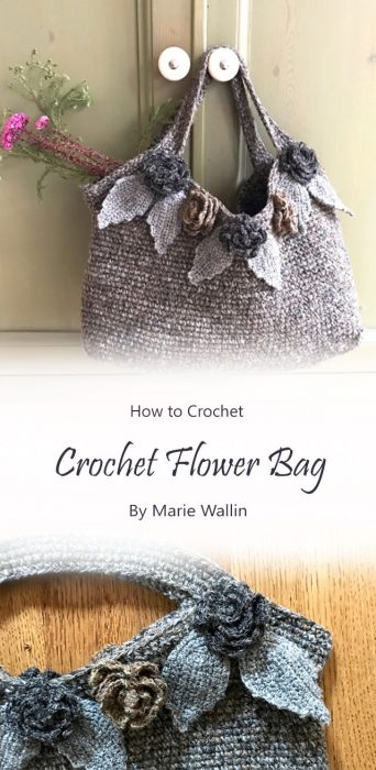 Crochet Flower Bag By Marie Wallin