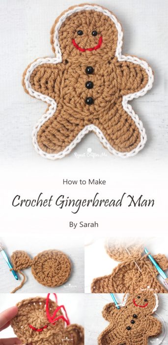Crochet Gingerbread Man By Sarah