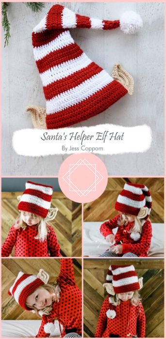Santa's Helper Elf Hat By Jess Coppom