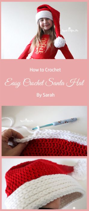 Easy Crochet Santa Hat By Sarah