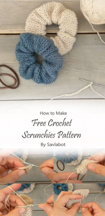Free Crochet Scrunchies Pattern By Savlabot
