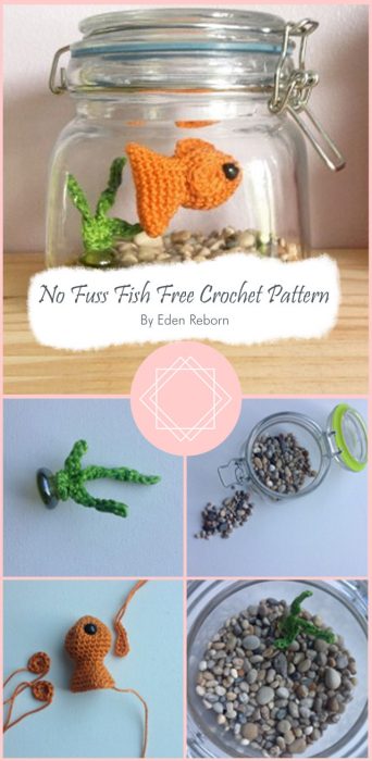 No Fuss Fish Free Crochet Pattern By Eden Reborn