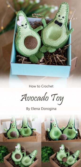 Avocado Toy By Elena Dorogina