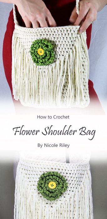 Flower Shoulder Bag By Nicole Riley