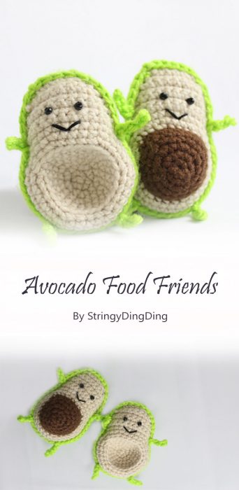 Avocado Food Friends By StringyDingDing