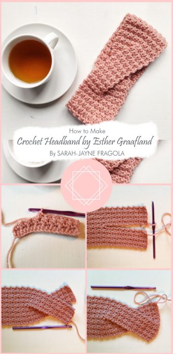 Crochet Headband by Esther Graafland By SARAH-JAYNE FRAGOLA