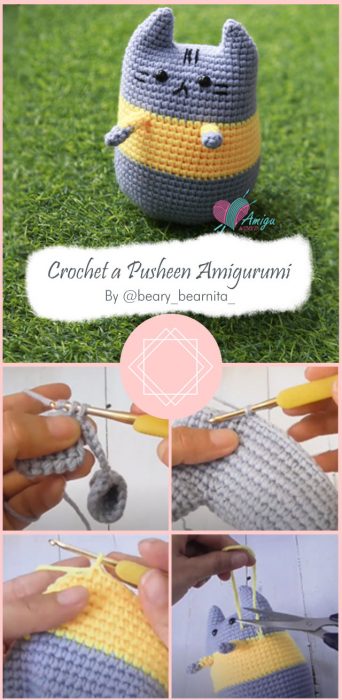 Crochet a Pusheen Amigurumi By @beary_bearnita_