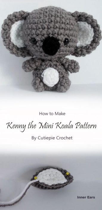 Kenny the Mini Koala Pattern By Cutiepie Crochet