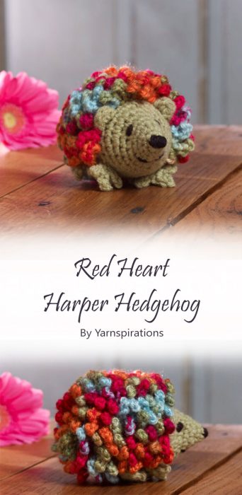 Red Heart Harper Hedgehog By Yarnspirations
