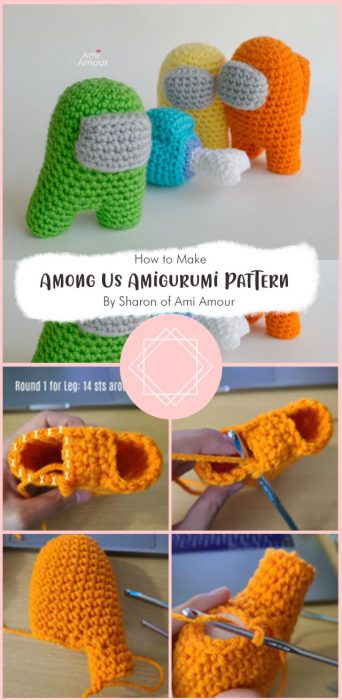 Among Us Amigurumi Pattern By Sharon of Ami Amour