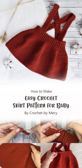 Easy Crochet Skirt Pattern for Baby By Crochet by Mery