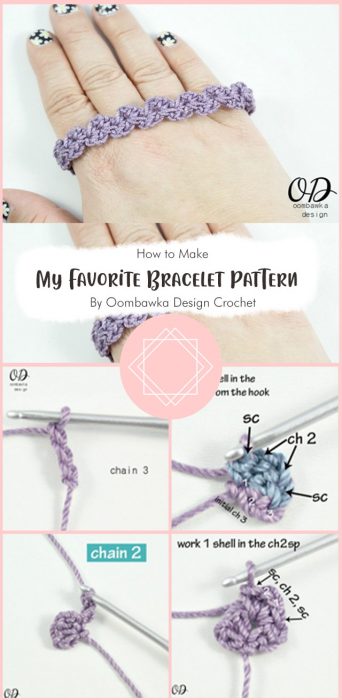 My Favorite Bracelet Pattern By Oombawka Design Crochet