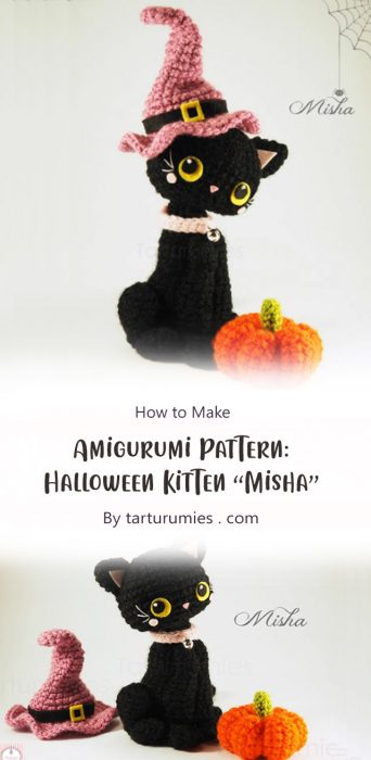 Amigurumi Pattern: Halloween Kitten “Misha” By tarturumies . com