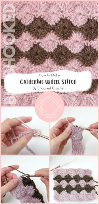 Catherine Wheel Stitch By Bhooked Crochet