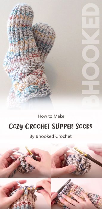 Cozy Crochet Slipper Socks By Bhooked Crochet