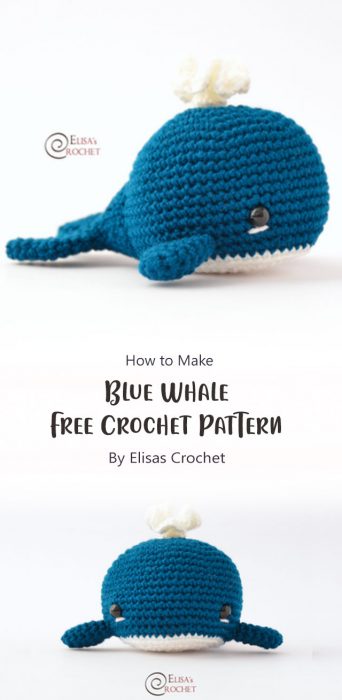Blue Whale Free Crochet Pattern By Elisas Crochet