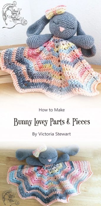 Bunny Lovey Parts & Pieces By Victoria Stewart
