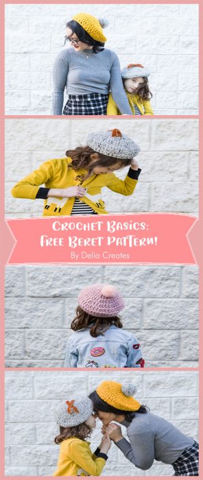 Crochet Basics: Free Beret Pattern! By Delia Creates