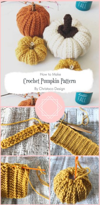Crochet Pumpkin Pattern a Free Crochet Pattern By Christaco Design
