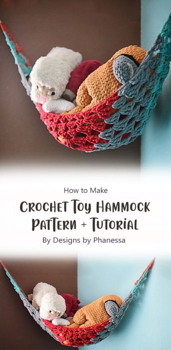 Crochet Toy Hammock Pattern + Tutorial By Designs by Phanessa