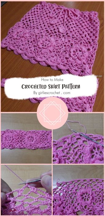 Crocheted Skirt Pattern By girliescrochet . com