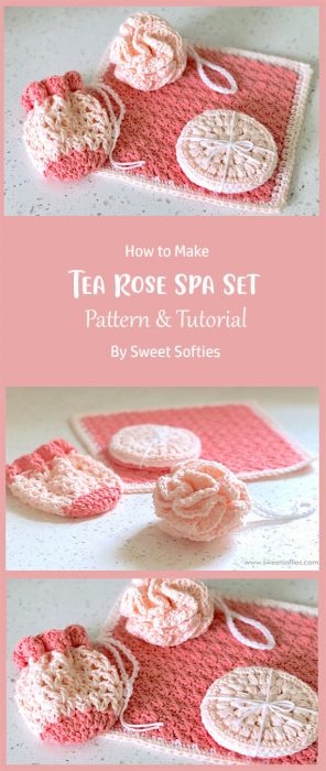 Tea Rose Spa Set By Sweet Softies