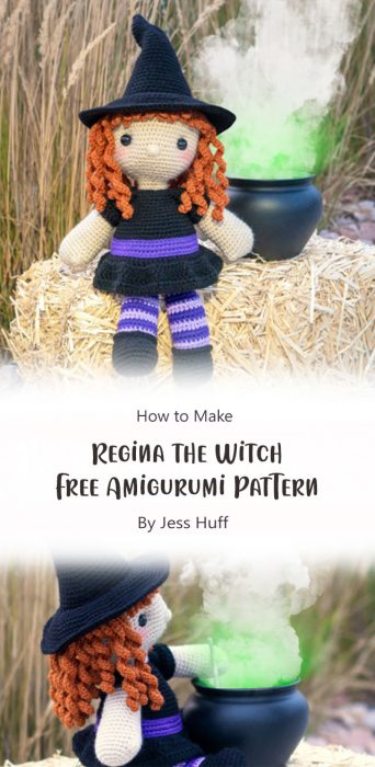 Regina the Witch Free Amigurumi Pattern By Jess Huff